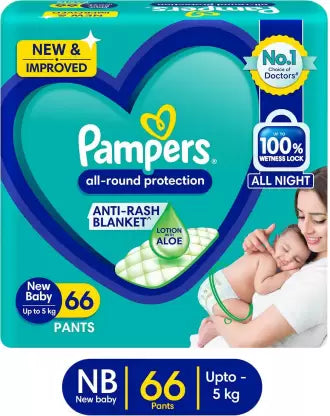 Pampers Diaper Pants - New Born - (66 Pieces)