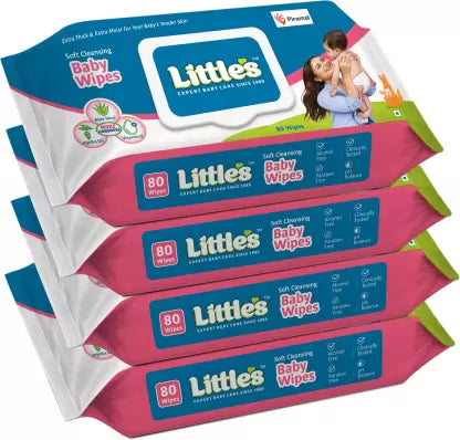 Little's Soft Cleansing Baby Wipes with Aloe Vera, Jojoba Oil and Vitamin E, Lid Pack - (320 Wipes), best baby wipes, baby wipes