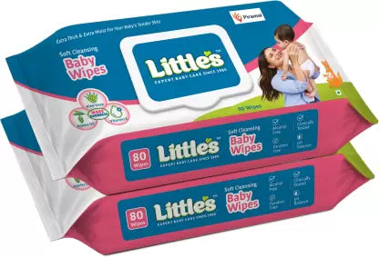 Little's Soft Cleansing Baby Wipes with Aloe Vera, Jojoba Oil and Vitamin E, Lid Pack - (160 Wipes), Little's Soft Cleansing Baby Wipes, best baby wipes, how to use baby wipes 