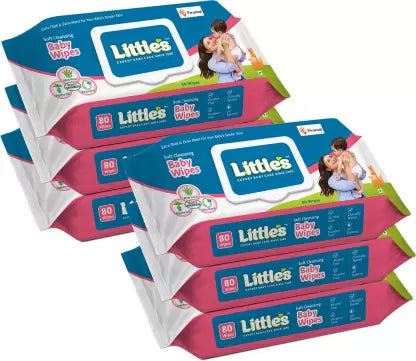 Little's Soft Cleansing Baby Wipes with Aloe Vera, Jojoba Oil and Vitamin E - (480 Wipes), baby wipes, best baby wipes