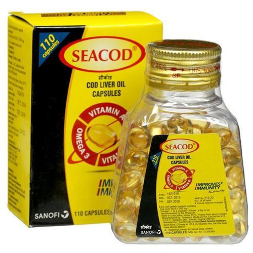 Seacod Cod Liver Oil Capsules 110 CAPSULES