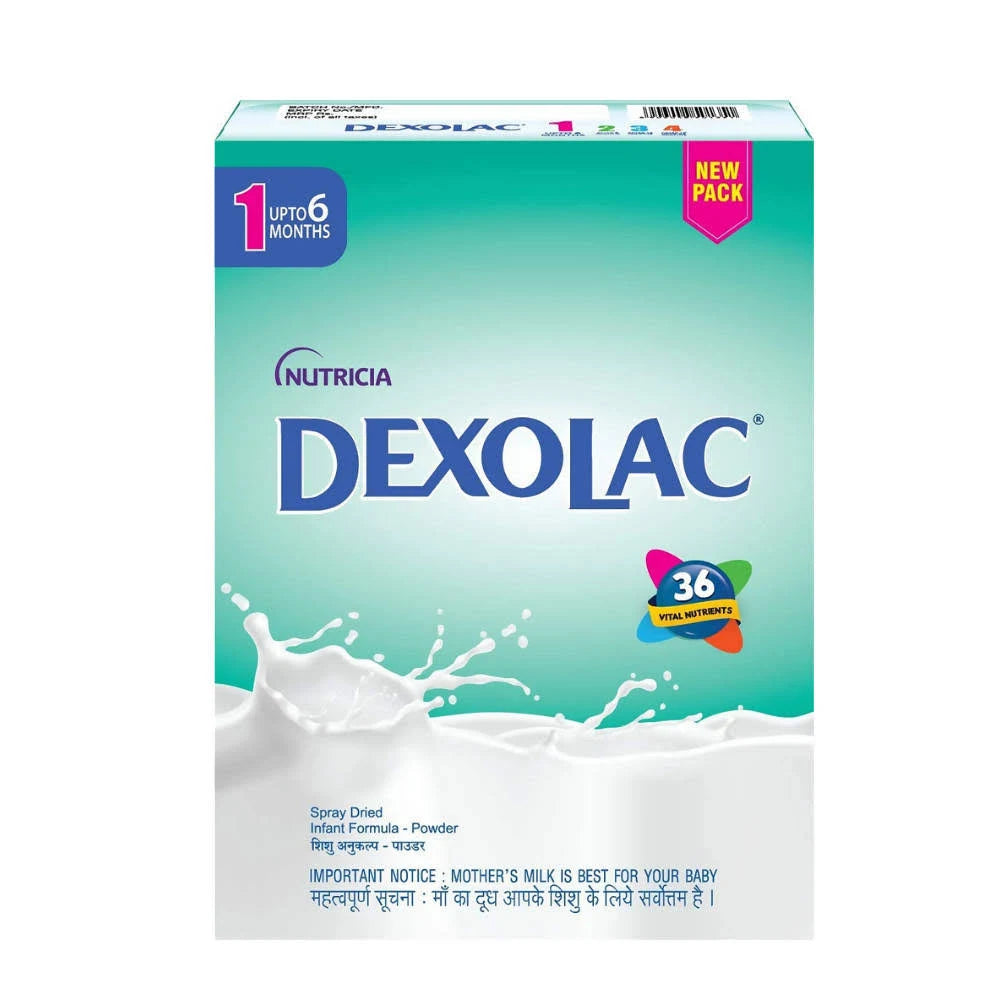 Dexolac Infant Formula Stage 1 (Up to 6 Months) - 400gm, Dexolac Infant Formula Stage 1