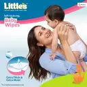 Little's Soft Cleansing Baby Wipes with Aloe Vera, Jojoba Oil and Vitamin E, Lid Pack - (640 Wipes)