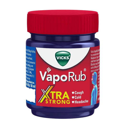 Vicks Vapo rub XTRA Strong - 50ml - Caresupp.in