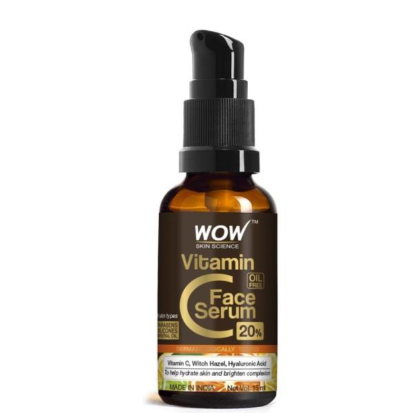 WOW Skin Science 20% Oil Free Vitamin C Face Serum - 15ml